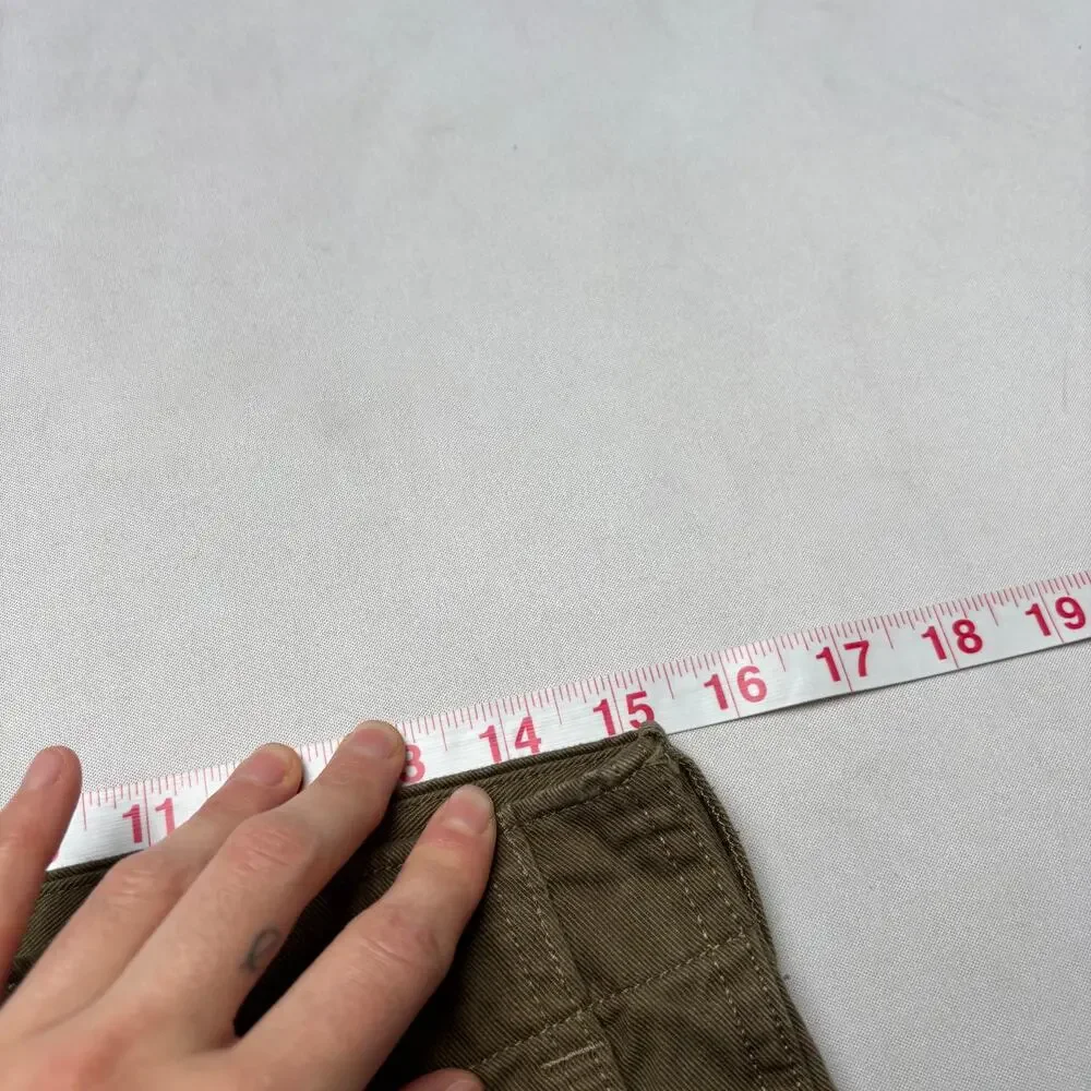 Buck Mason Officer Pant Slub Twill Chino Men's 29x25 Quiet Luxury Army Military